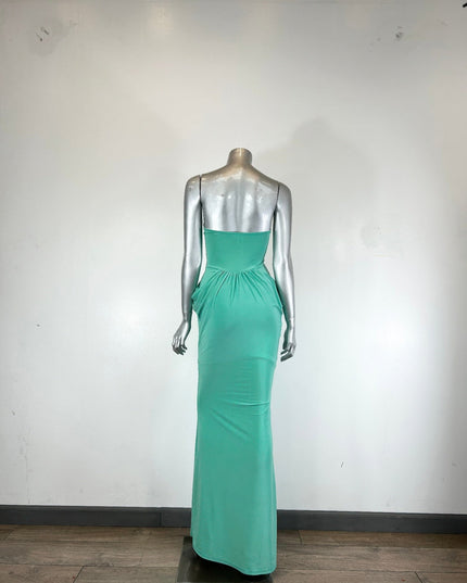 Glamour With Modern Construction Maxi Dress Tigbul's Variety Fashion Shop