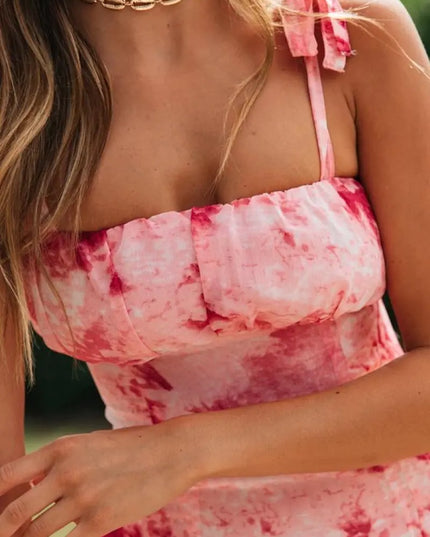 Stylish Women's Sleeveless Printed Mini Dress for Summer