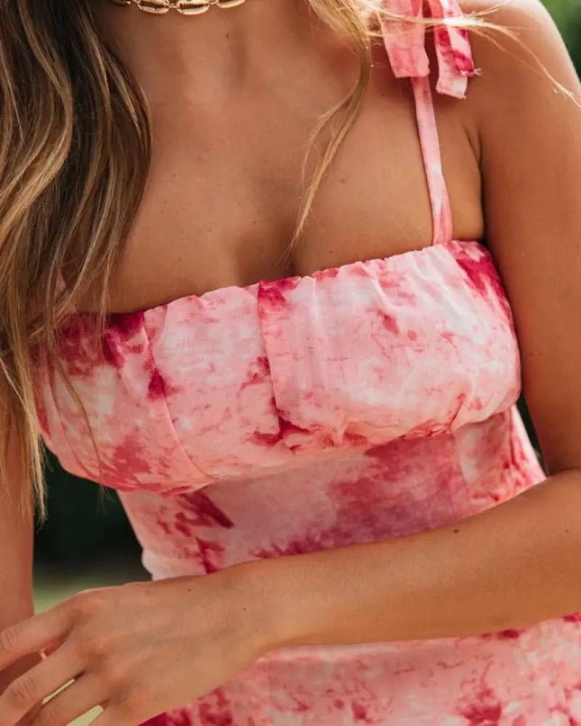 Stylish Women's Sleeveless Printed Mini Dress for Summer