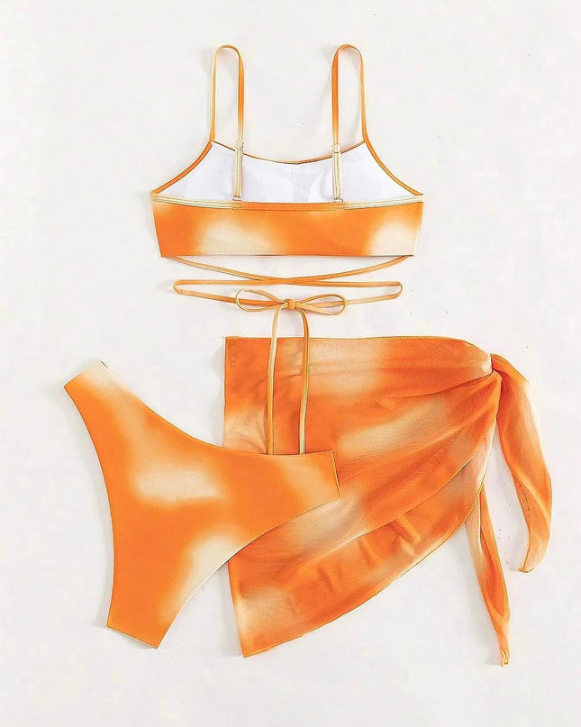 Criss Cross Ombre Bikini Set | ZAKAPOP