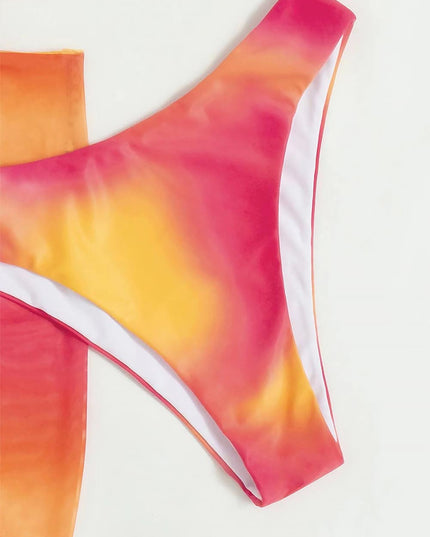Criss Cross Ombre Bikini Set | ZAKAPOP