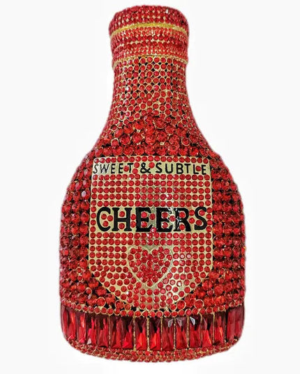 Women Bottle  Crystal Evening Bag Lady Diamond Wedding Bridal Purses Female Rhinestone Party Prom Clutches Bags