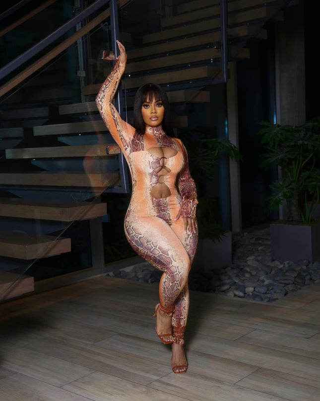 Snake Skin Jumpsuit