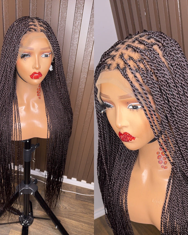 Twist braided wig all color