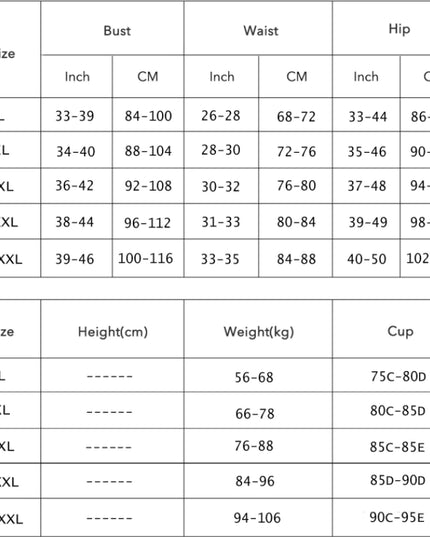 Plus Size Women's Sexy Bikini Swimwear