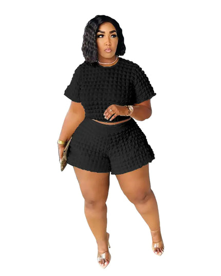 Plus Size Women's Casual Two-Piece Set for Summer