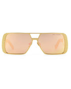 Gold With Gold Mirror Lens