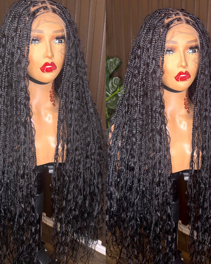 Human hair boho braids