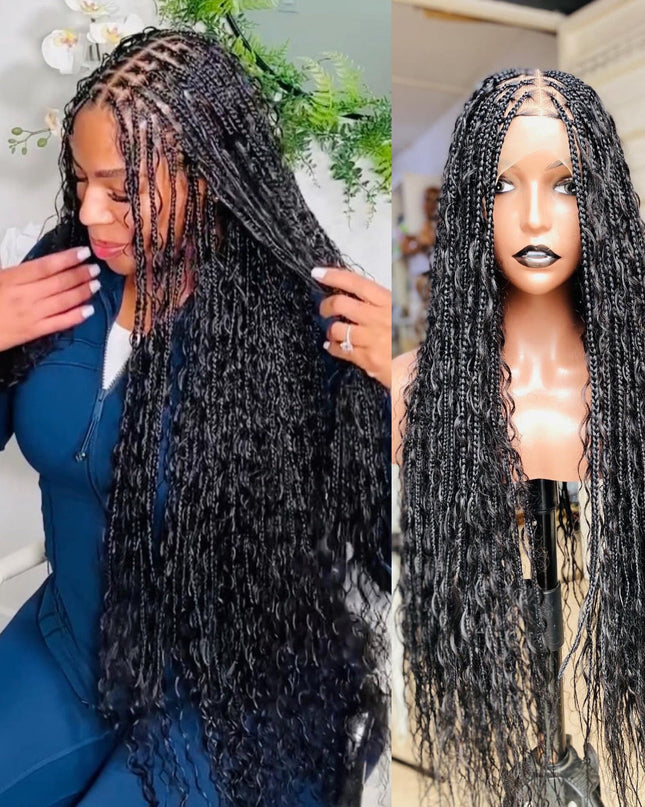 Human hair boho braids
