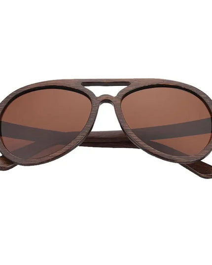Vintage Wooden Polarized Driving Sunglasses UV400