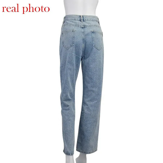 Sasha Straight Leg High Waist Jeans