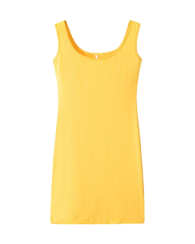 2023 Summer New Women's Solid Color Strap Casual Dress Urban Fashion Icon