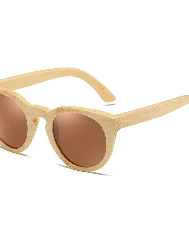 GM Natural Bamboo Sunglasses Women Polarized UV400 Brand Designer Classic Sun glasses Men Vintage Wooden Sunglasses S824