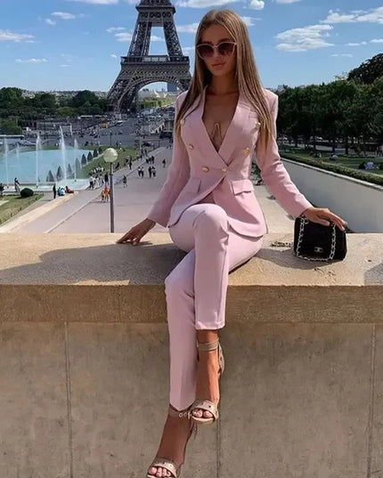 Monaco Blazer & Pantsuit Career Set