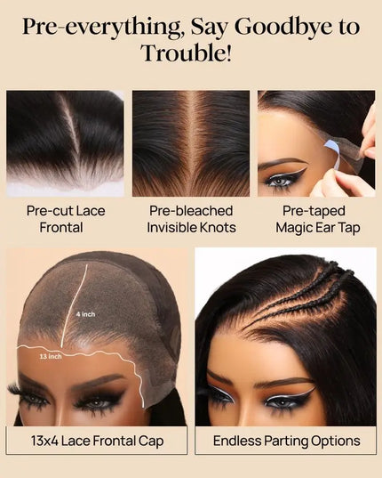 200Density Ash Blonde Balayage Luxury Wigs Raw Human Hair Glueless 13x6 13X4 for Swiss HD for Lace Frontal Wig Body Wave Caethelstore.com