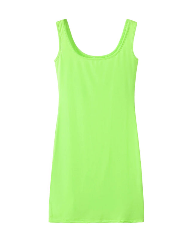 2023 Summer New Women's Solid Color Strap Casual Dress Urban Fashion Icon