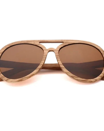 Vintage Wooden Polarized Driving Sunglasses UV400