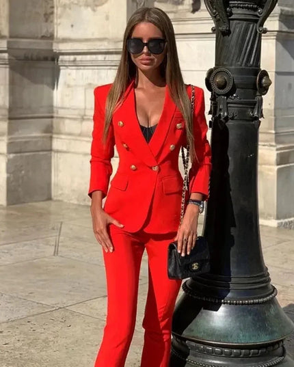 Monaco Blazer & Pantsuit Career Set
