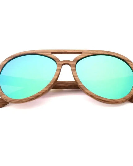 Vintage Wooden Polarized Driving Sunglasses UV400