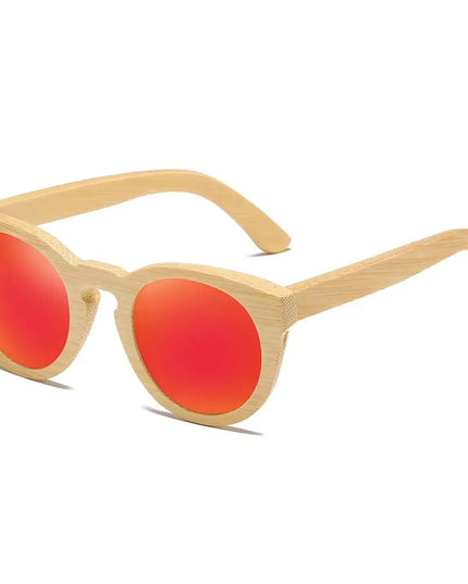 GM Natural Bamboo Sunglasses Women Polarized UV400 Brand Designer Classic Sun glasses Men Vintage Wooden Sunglasses S824