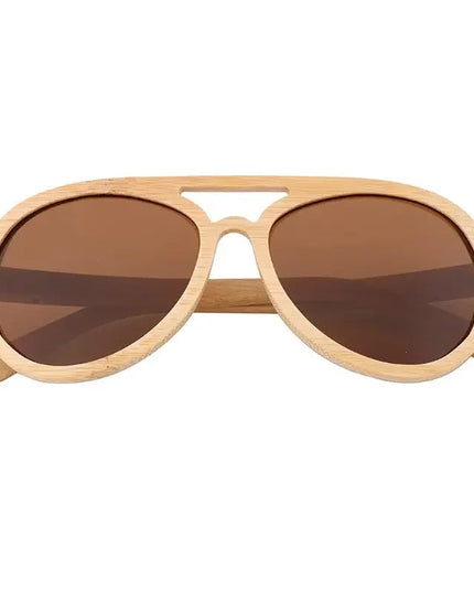 Vintage Wooden Polarized Driving Sunglasses UV400