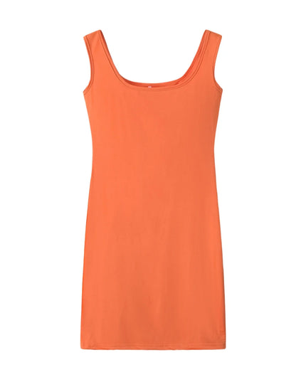 2023 Summer New Women's Solid Color Strap Casual Dress Urban Fashion Icon