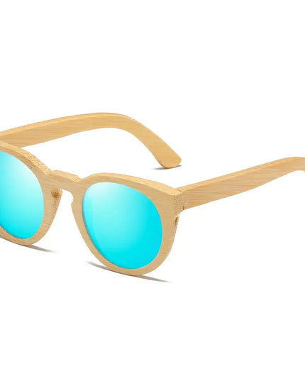 GM Natural Bamboo Sunglasses Women Polarized UV400 Brand Designer Classic Sun glasses Men Vintage Wooden Sunglasses S824