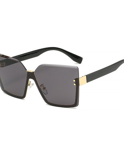 Half-Frame Metal Gradient Fashionable Sunglasses for Summer | ZAKAPOP