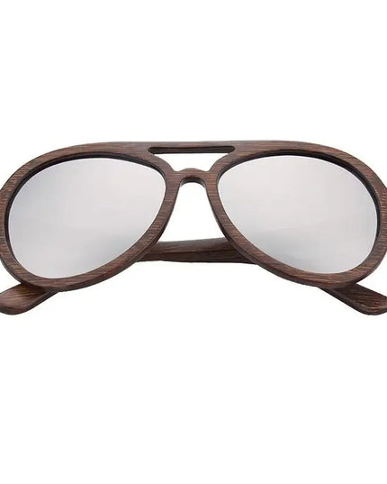 Vintage Wooden Polarized Driving Sunglasses UV400