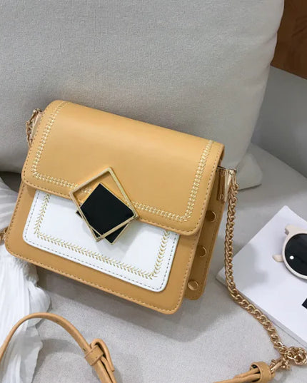 Fashionable Chain Crossbody Bag and Small Purse