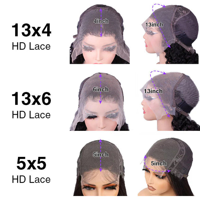 Blonde Highlight Curtain Bangs Body Wave Wigs Lace Frontal Layered Human Hair Wigs junoda