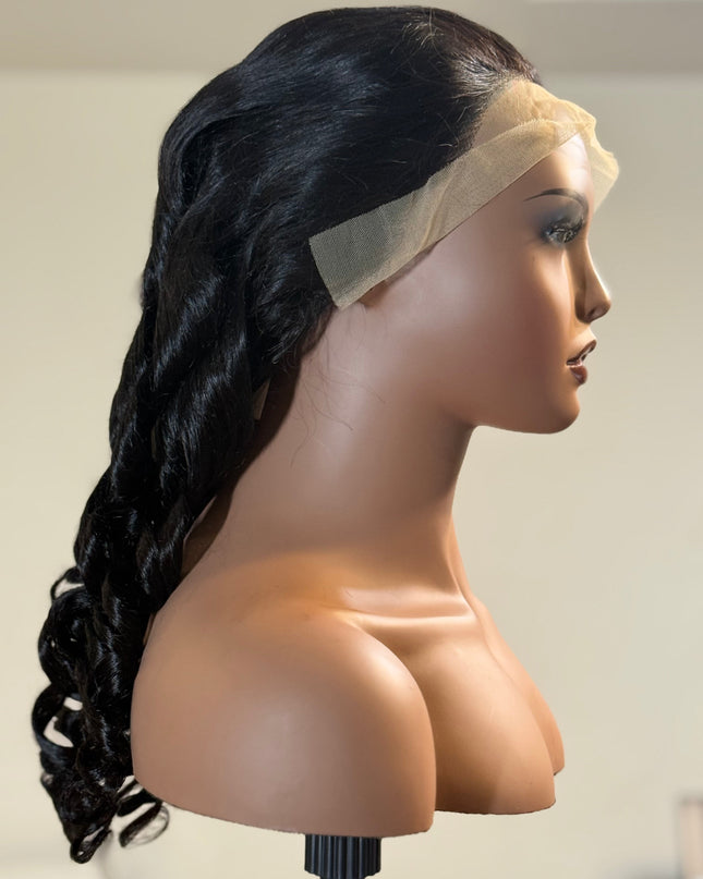 Royal Drip – Body Wave Lace Front Wig (Natural Black)