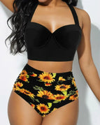 Black flower / 3XL
