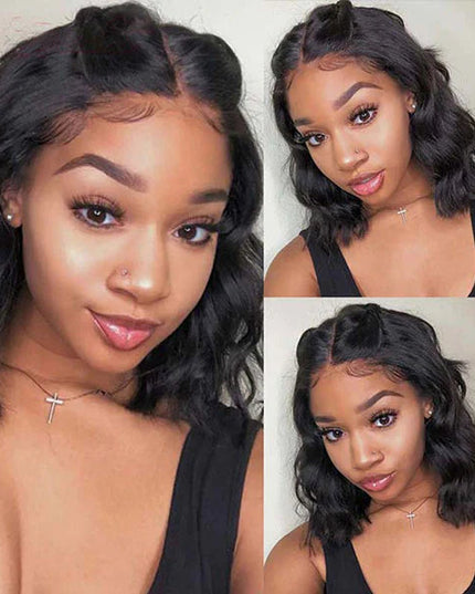 [$99 = 2 Wigs] Curly with Body Wave Glueless Lace Human Hair Wig Junoda Flash Sale junoda