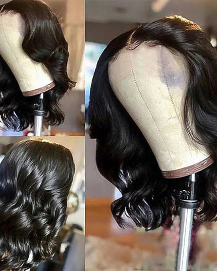 [$99 = 2 Wigs] Curly with Body Wave Glueless Lace Human Hair Wig Junoda Flash Sale junoda