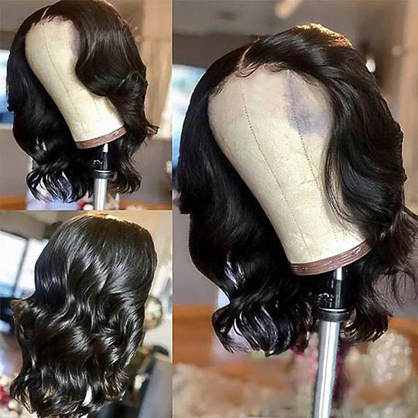 [$99 = 2 Wigs] Curly with Body Wave Glueless Lace Human Hair Wig Junoda Flash Sale junoda