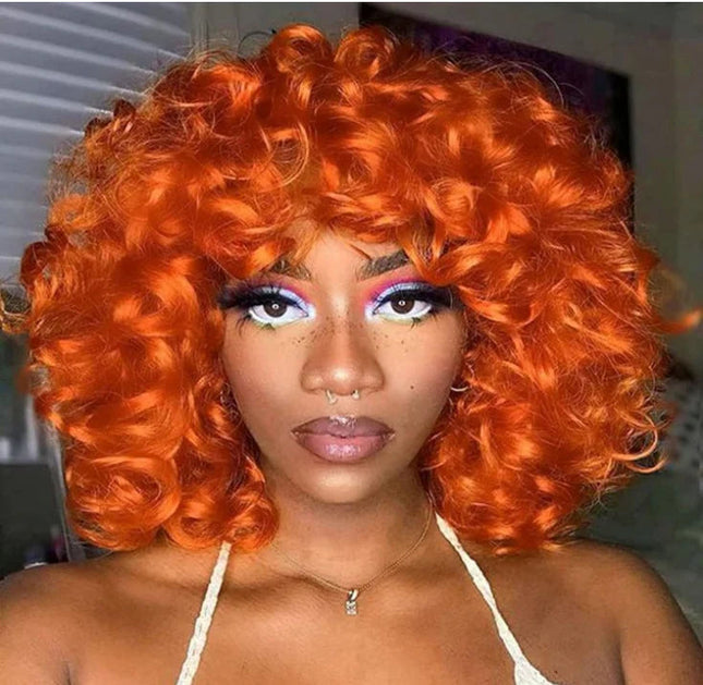 [$99 = 2 Wigs] Bouncy Curly with Pixie Cut Lace  Human Hair Wig Junoda Flash Sale junoda