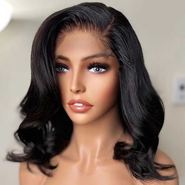 [$99 = 2 Wigs] Deep Wave with Body Wave Glueless Lace Closure Human Hair Wig Junoda Flash Sale junoda