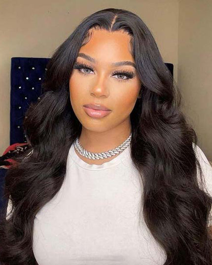 Junoda Body Wave 6x6 Lace Closure Wig Transparent/HD Lace Wig Skin Melt Well junoda