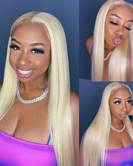 Junoda Hair 613 Honey Blonde Human Hair Lace Wig For Women High Quality junoda