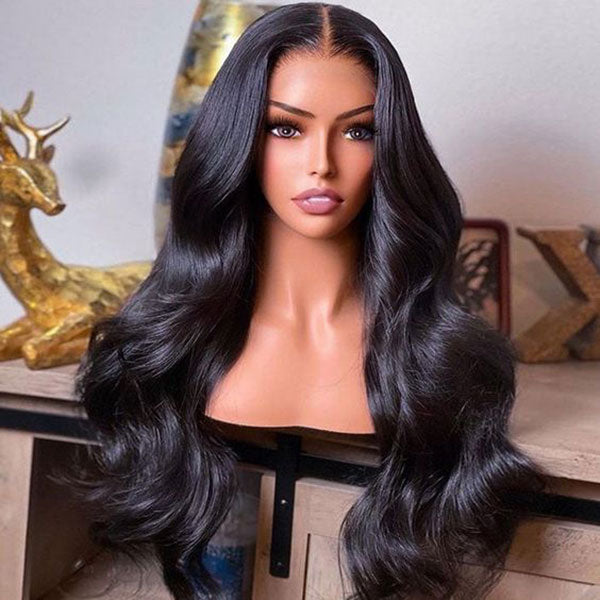 Junoda Body Wave Lace Front Wig Affrodable Pre Cut Lace Wear Go Glueless Wig junoda