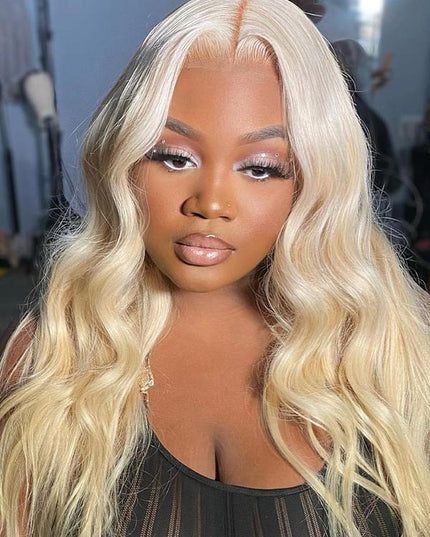 Junoda Hair Body Wave Honey Blonde Transparent Lace Wigs For Woman Fast Shipping junoda