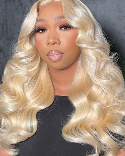 Junoda Hair Body Wave Honey Blonde Transparent Lace Wigs For Woman Fast Shipping junoda