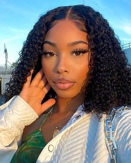 Junoda Kinky Curly Wear & Go Glueless Bob Wigs Pre Cut Lace Closure Human Hair Wig Obodo Oyinbo Tv Recommend junoda
