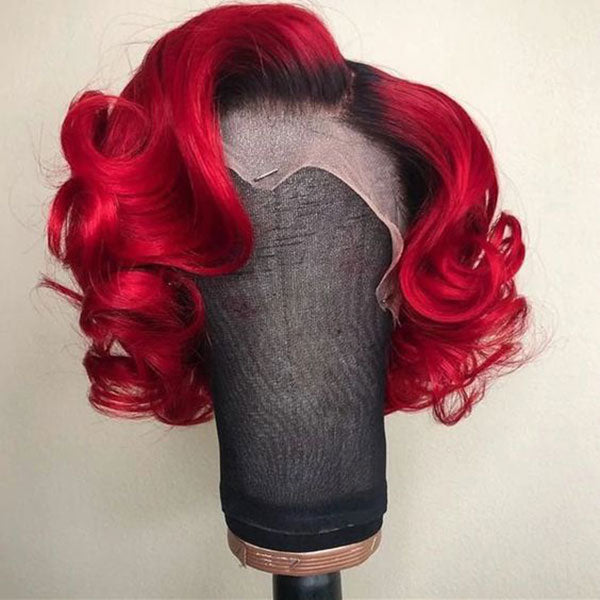 Junoda Monroe Romantic Curly Hairstyles Bouncy Loose Curly Human Hair Lace Wig junoda