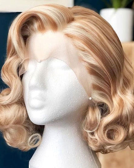 Junoda Monroe Romantic Curly Hairstyles Bouncy Loose Curly Human Hair Lace Wig junoda