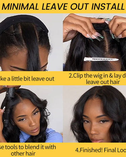 [BOGO] Junoda Jerry Curly V Part Wig Meets Real Scalp Thin U Part Glueless Wigs junoda