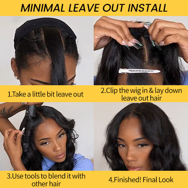 [BOGO] Junoda Jerry Curly V Part Wig Meets Real Scalp Thin U Part Glueless Wigs junoda