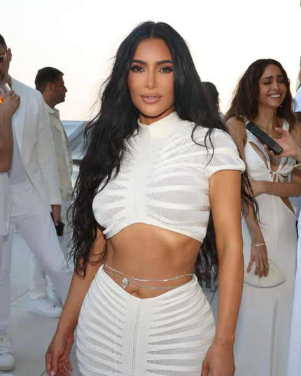 Cross-Border Supply: Women's Knit Sheer Club Outfit