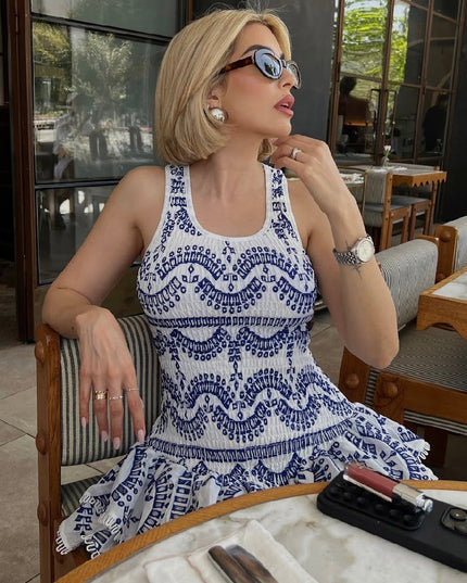 Jessica Bara Vaira Ruffle Mini Dress JESSICA BARA